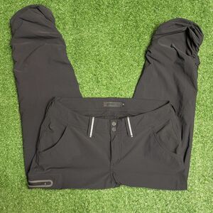 Gramicci Hiking Pants Womens 6 Black Outdoor Utility Trail Pants 30W